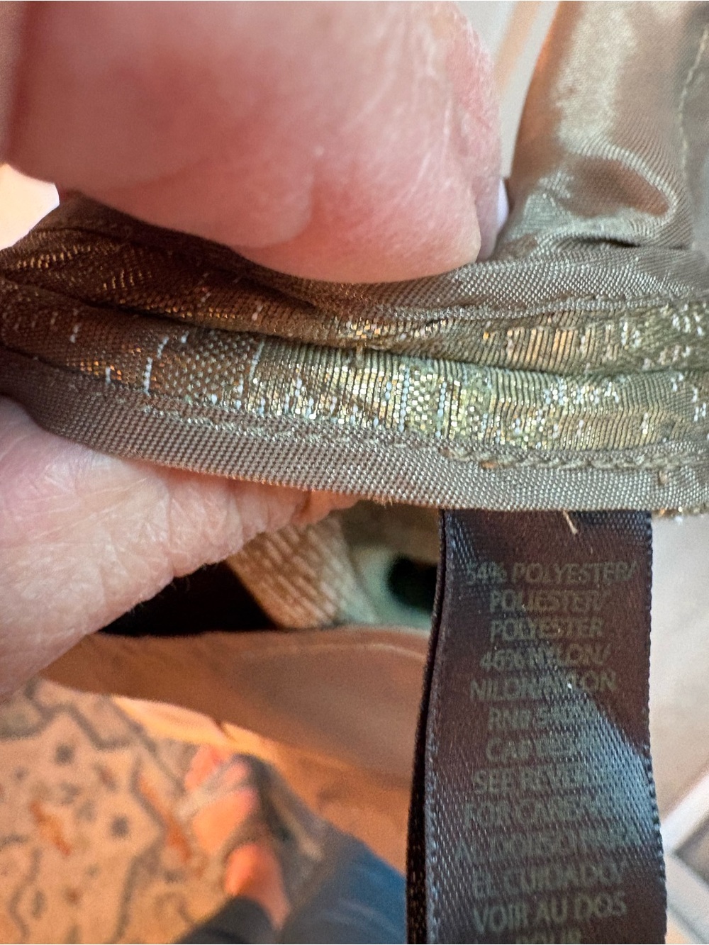 Rachel Roy Signature Gold Brocade Straight Leg Pants - Picture 5 of 5